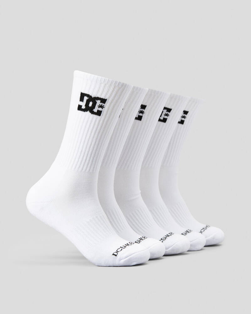 DC Shoes DC Crew Socks 5 Pack for Mens
