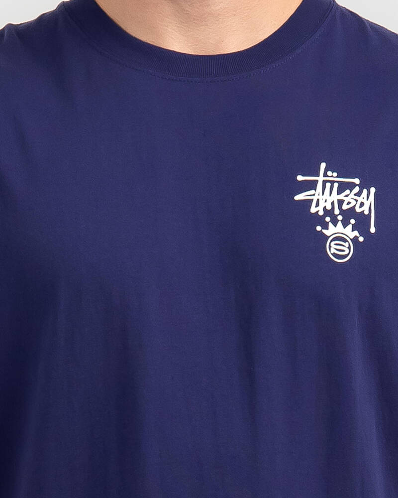 Stussy Graffiti Crown T-Shirt for Mens