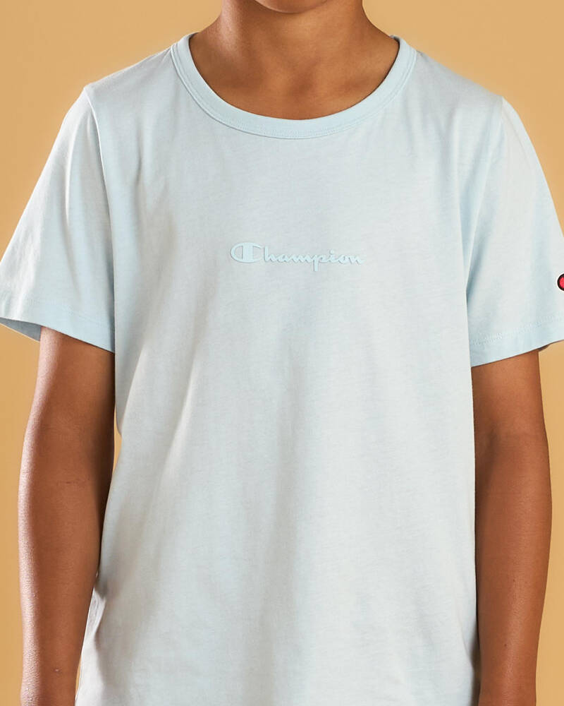 Champion Boys' Tonal Script T-Shirt for Mens