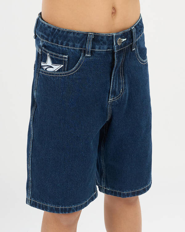 Rip Curl Boys' Medina Script Denim Shorts for Mens