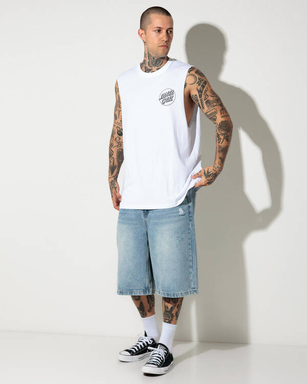Santa Cruz Descended Dots Mono Muscle Tank for Mens