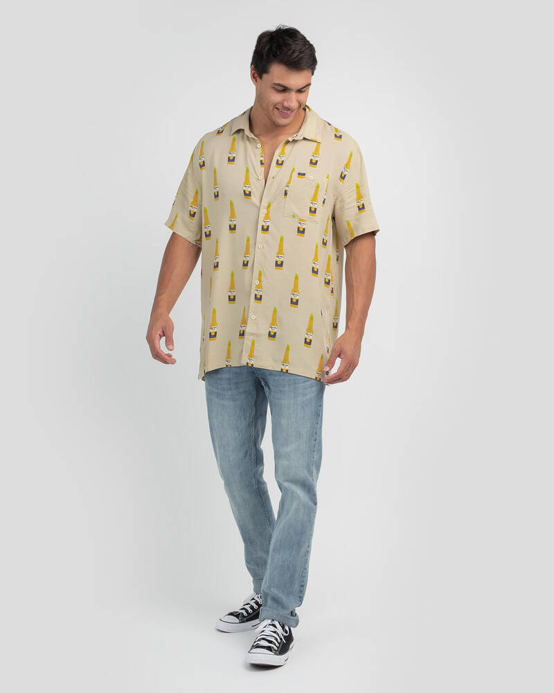 Kustom Corona Party Short Sleeve Shirt for Mens
