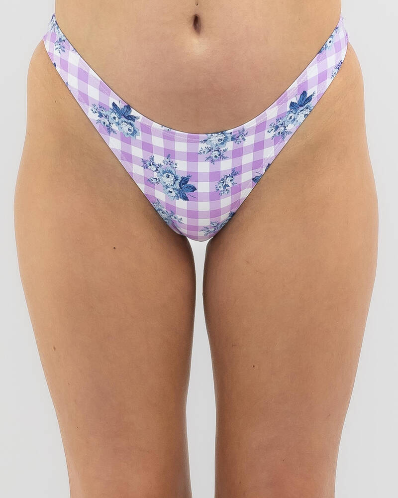 Kaiami Fallon High Cut Bikini Bottom for Womens