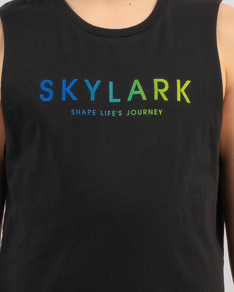 Skylark Boys' Ombre Muscle Tank for Mens