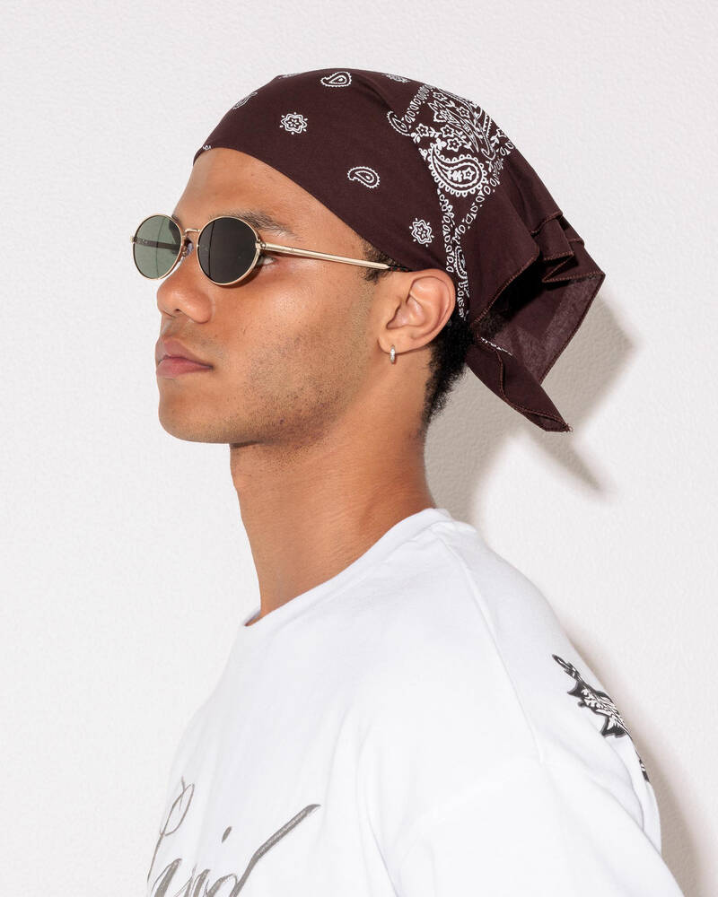 Miscellaneous Chocolate Bandana for Mens