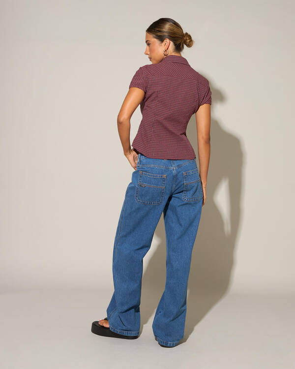 Rusty Lucy Loose Low Rise Jeans for Womens