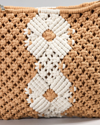 Mooloola Coolum Macrame Crossbody Bag for Womens image number null