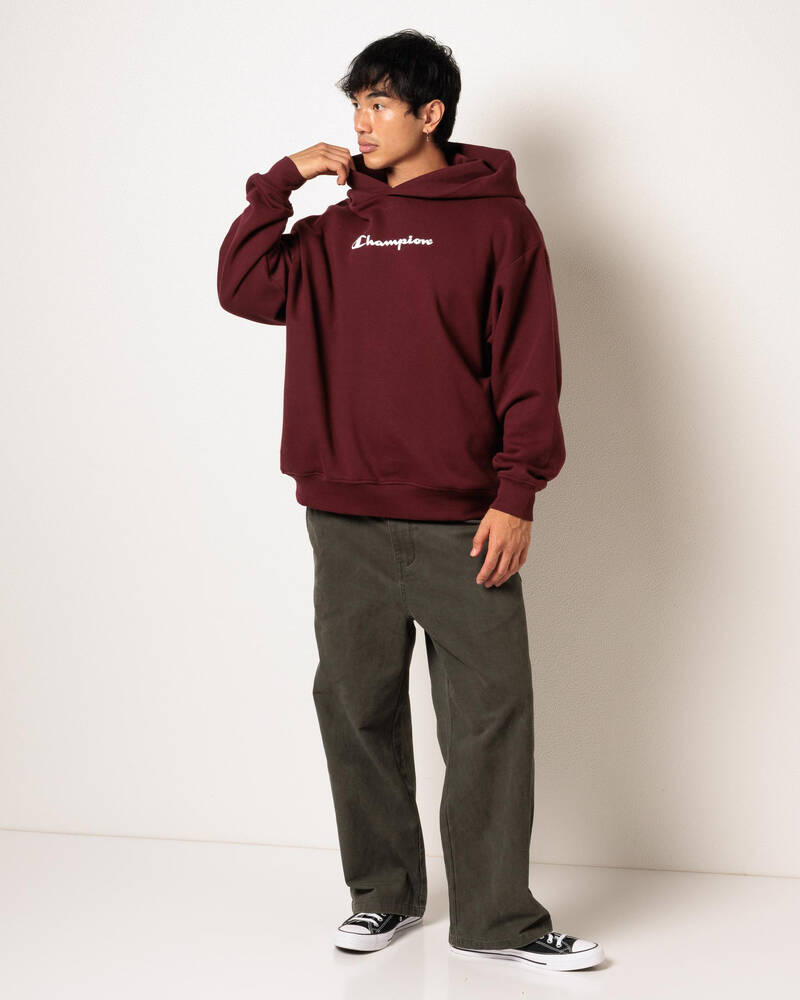 Champion Puff Script Hoodie for Mens