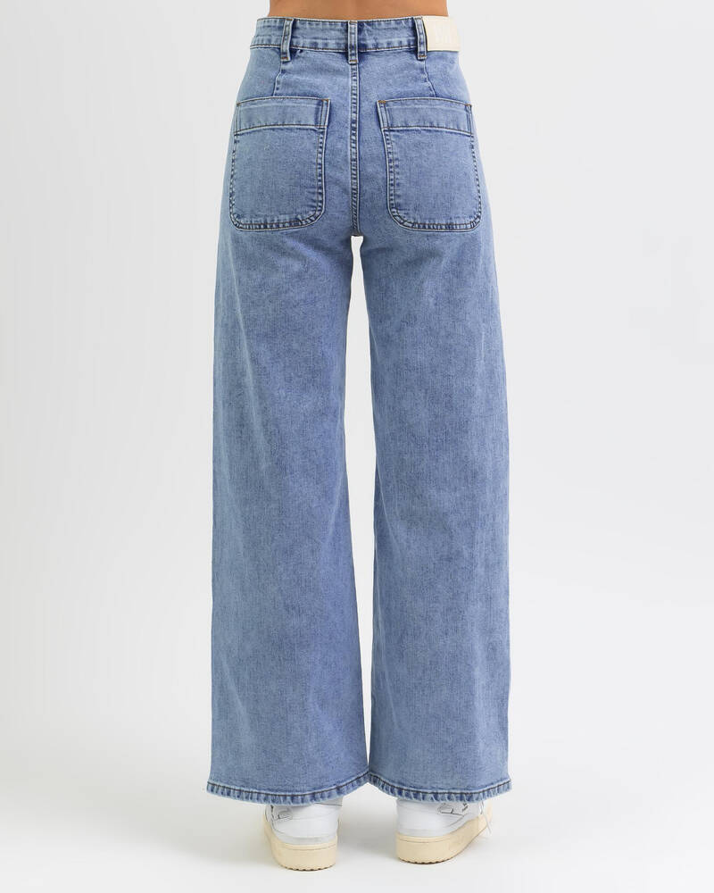 DESU Jaxon Wide Leg Jeans for Womens