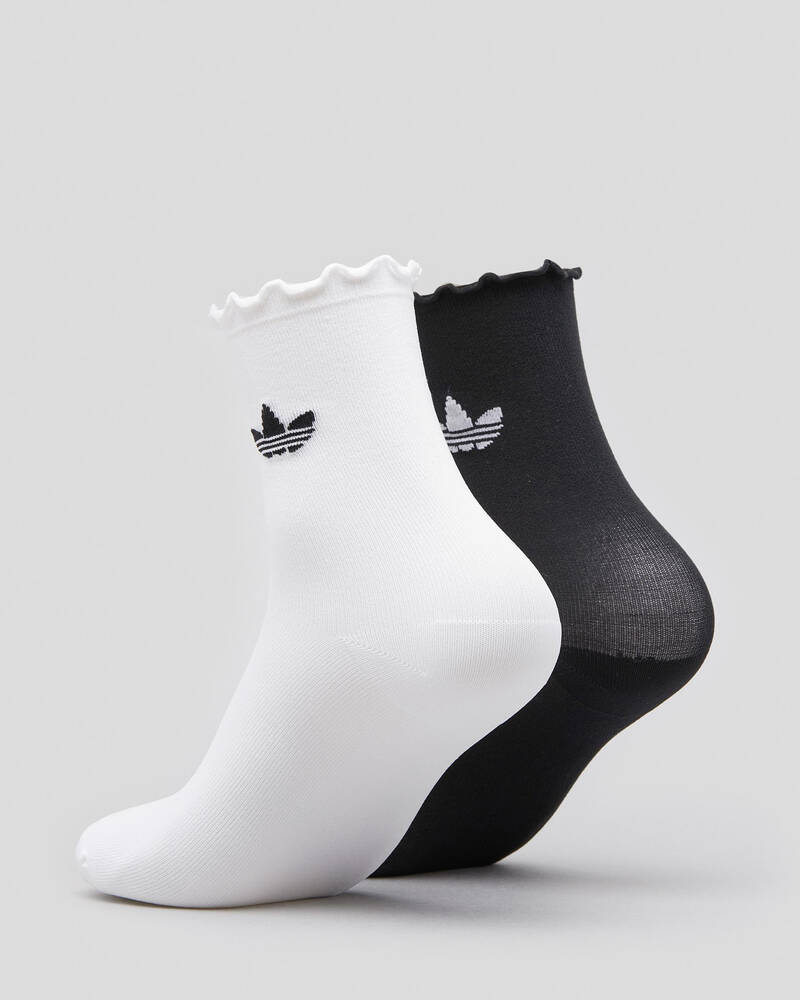adidas Womens Ruffle Crew Sock Pack for Womens