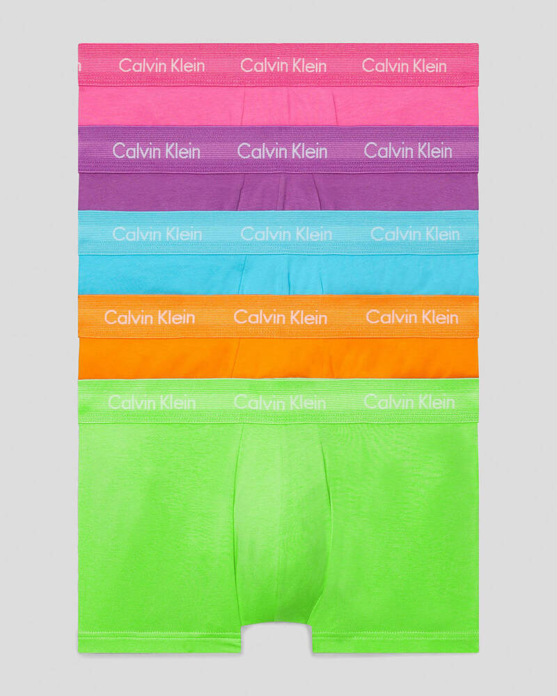 Calvin Klein Cotton Stretch Low Rise Trunk Pride 5 Pack for Mens