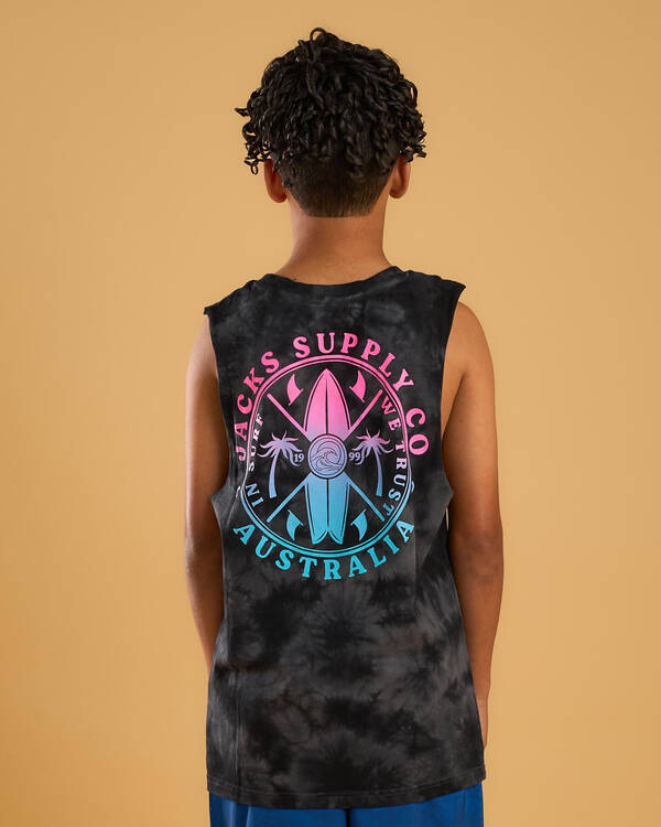 Jacks Boys' Ocean Carve Muscle Tank for Mens