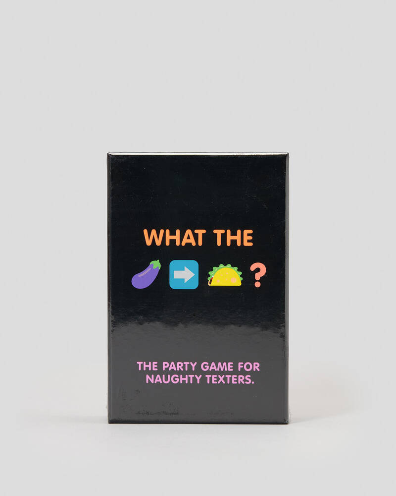 Get It Now What The? Emoji Card Game for Unisex