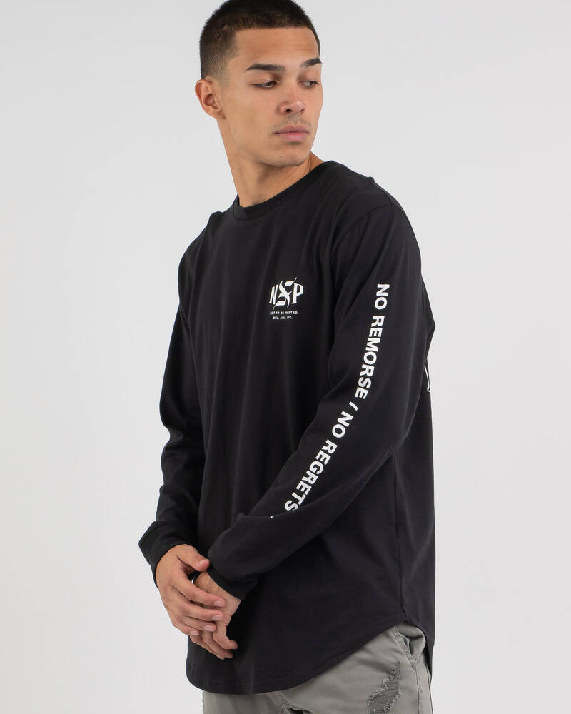 Nena & Pasadena Master Cape Back Long Sleeve T-Shirt for Mens