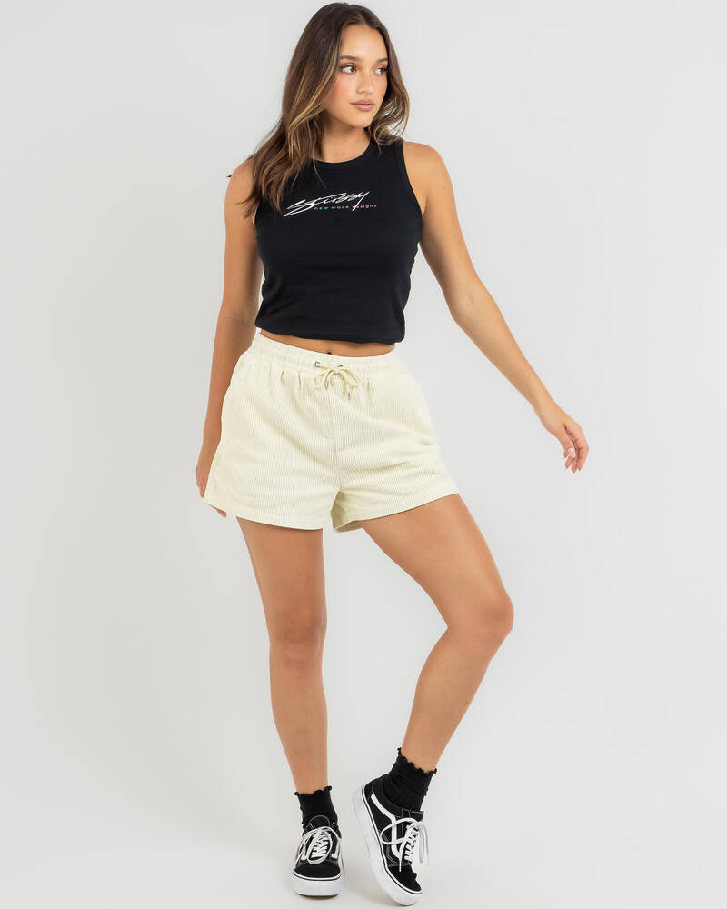 Stussy Hudson Cord Shorts for Womens