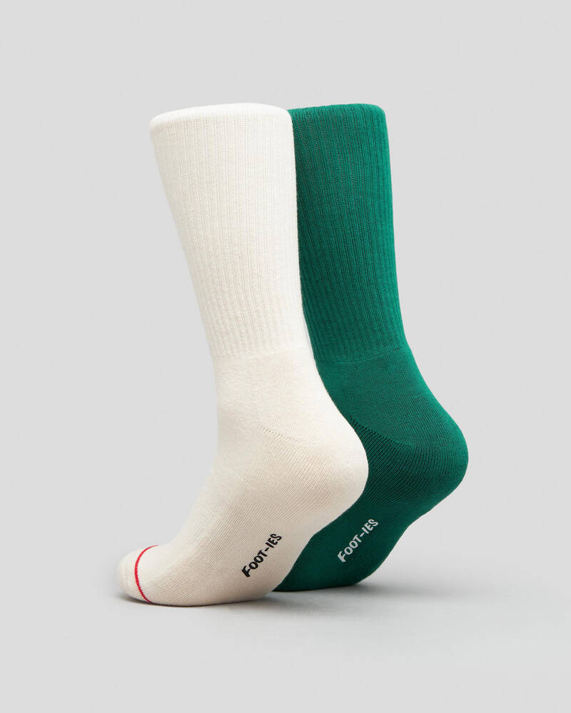 FOOT-IES Cool Christmas Socks 2 Pack for Mens