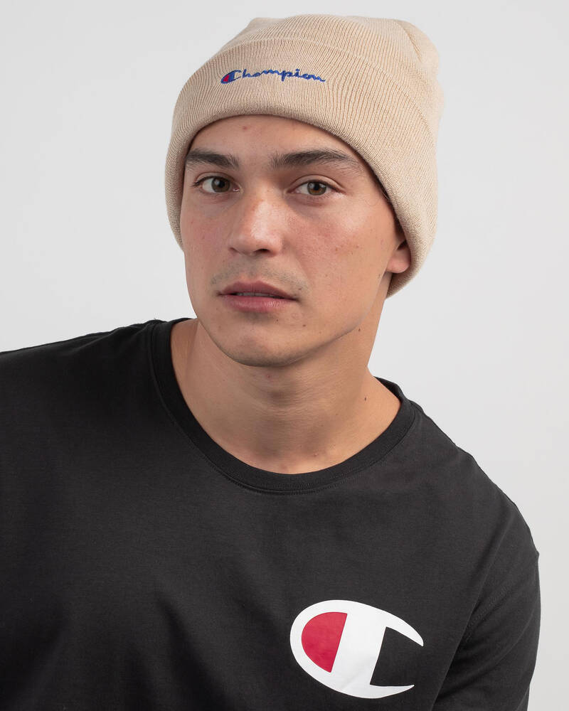Champion Logo Beanie for Mens