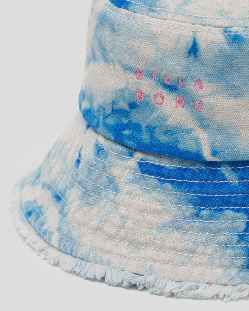 Billabong Girls' Beached Blue Bucket Hat for Womens