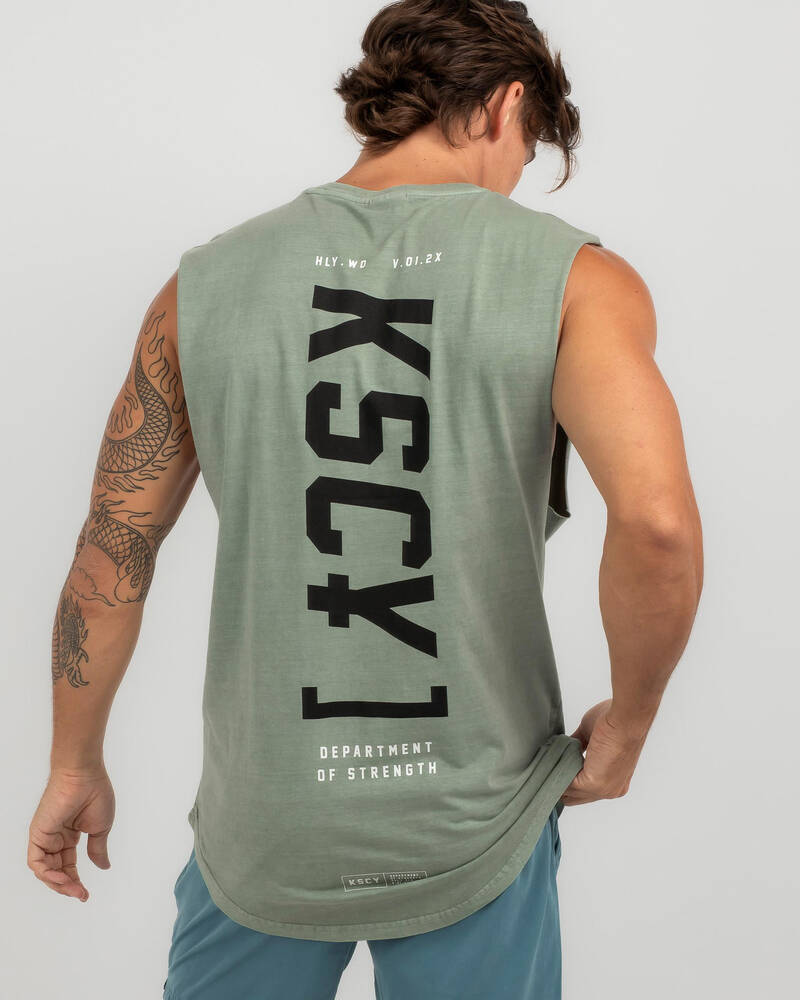Kiss Chacey Territory Dual Curved Muscle Tank for Mens