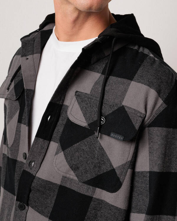 Dexter Realm Long Sleeve Flannel Shirt for Mens