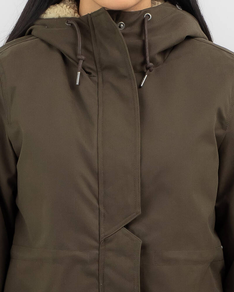 Volcom Less Is More Hooded Jacket for Womens