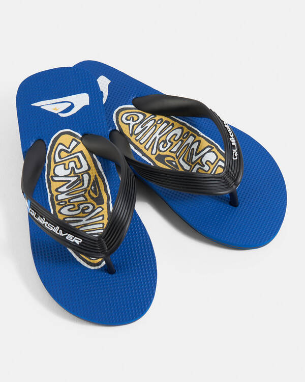 Quiksilver Toddlers' Moncata Art SPKD Thongs for Mens