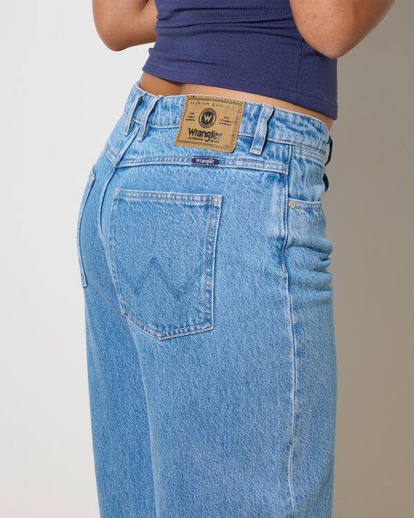 Wrangler Low Farrah Super Baggy Jeans for Womens