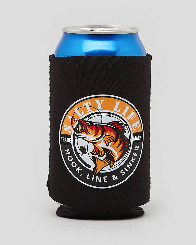 Salty Life Hooked Stubby Cooler for Mens