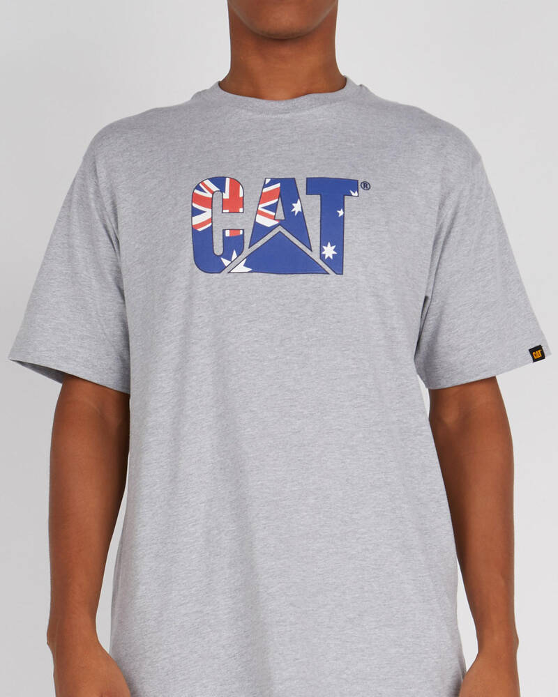 Cat M Logo Australia Day T-Shirt for Mens
