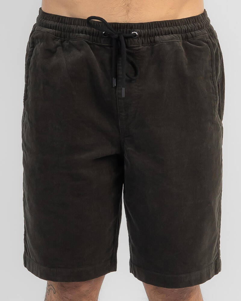 Volcom Rainer Mix 20" Elastic Waist Shorts for Mens