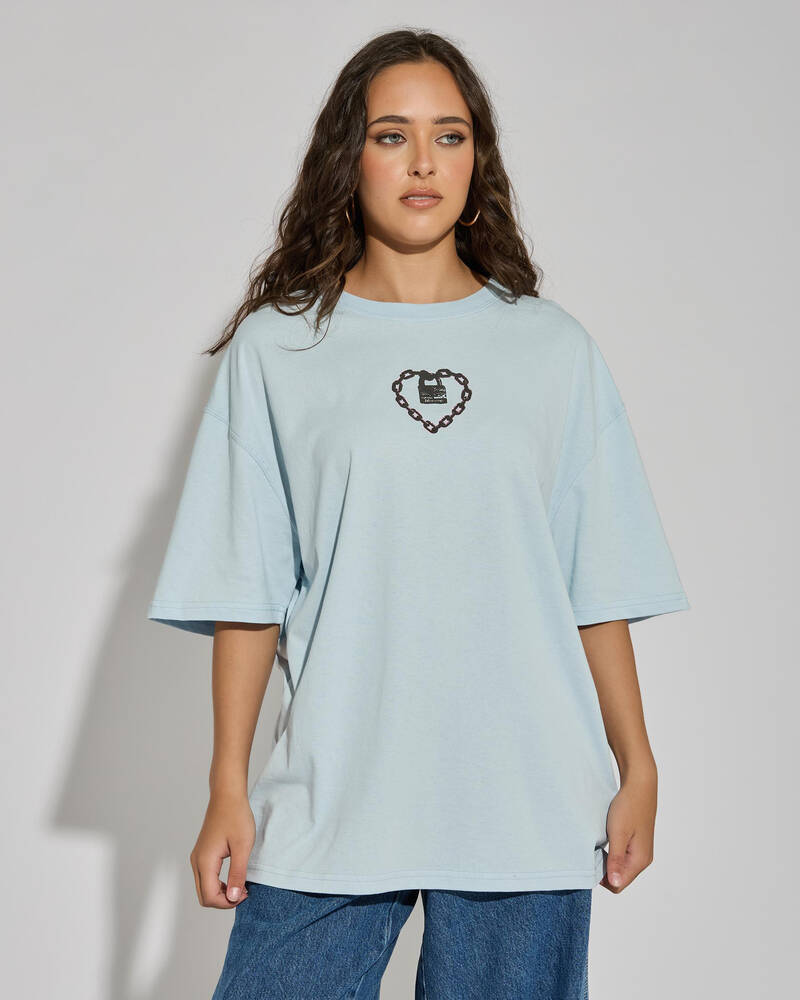 Worship Supplies Heavy Heart Relaxed Fit T-Shirt for Womens