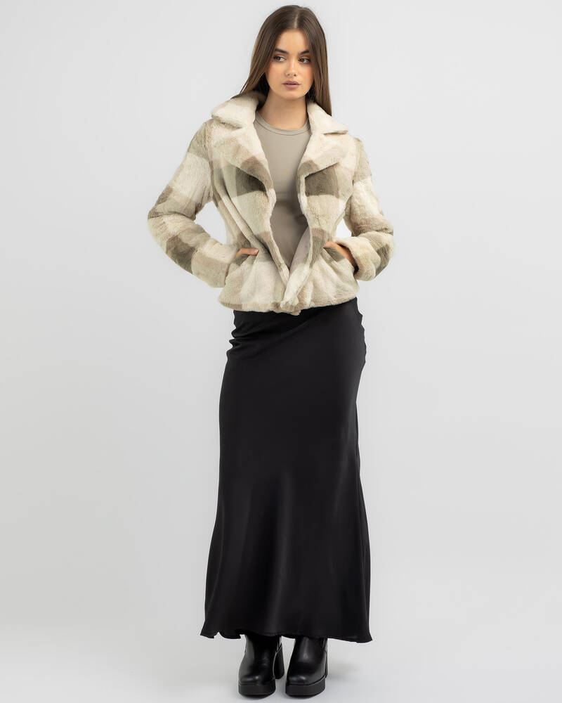 Ava And Ever Chester Faux Fur Jacket for Womens