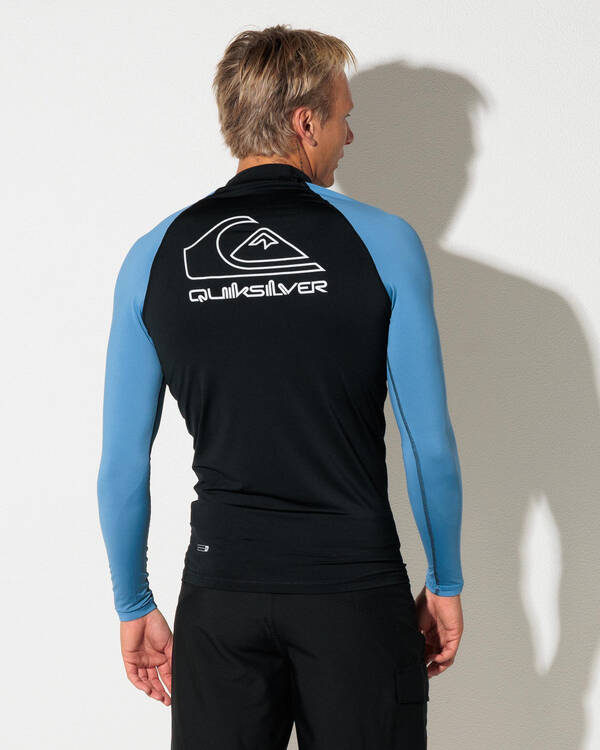 Quiksilver On Tour Long Sleeve Rash Vest for Mens