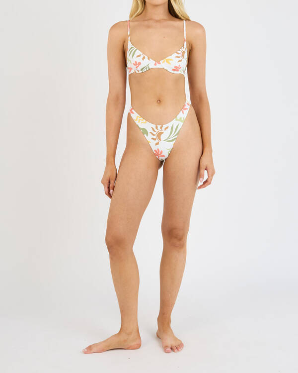 Billabong Happy Days Demi Bralette Bikini Top for Womens