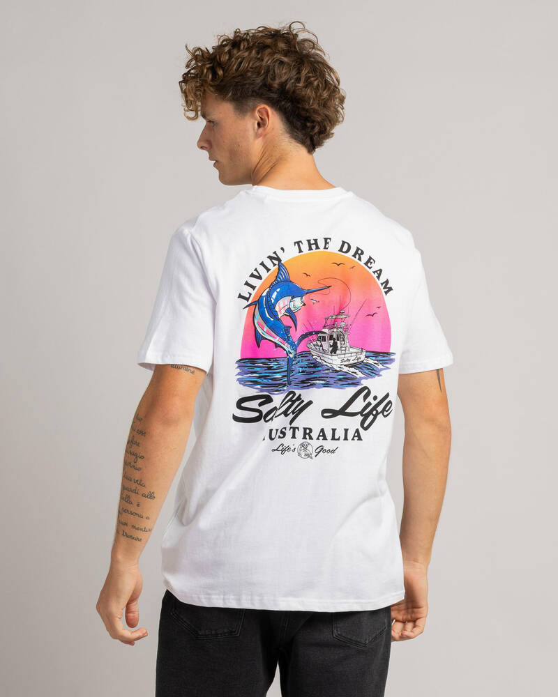 Salty Life Depth Change T-Shirt for Mens