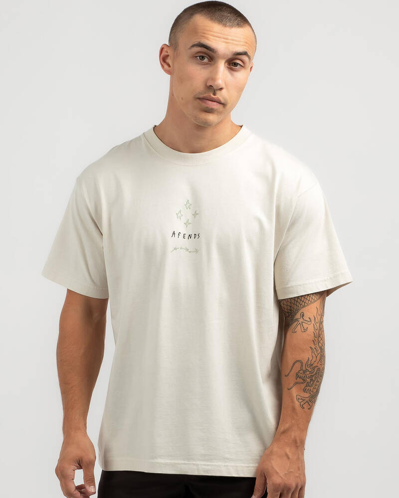 Afends Star Boxy Fit T-Shirt for Mens