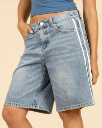 DESU Angie Racer Jorts for Womens image number null