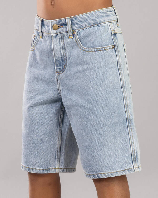 Boys' Hyped Up Denim Walk Shorts