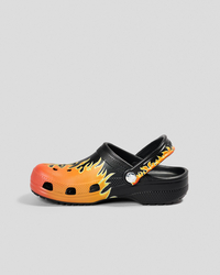 Crocs Kids Classic Flames Clog for Unisex image number null