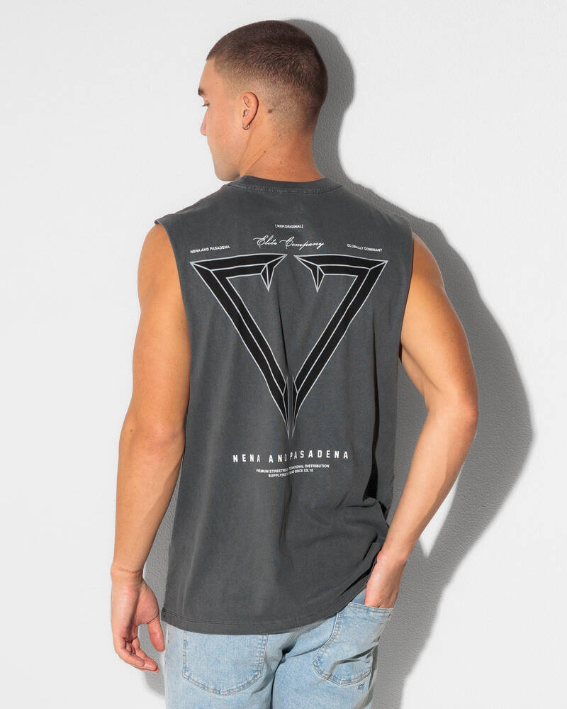 Nena & Pasadena Fumis Relaxed Muscle Tank for Mens