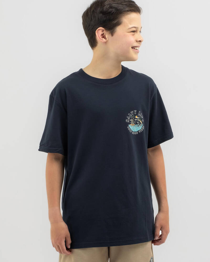 Salty Life Boys' Good Vibes T-Shirt for Mens