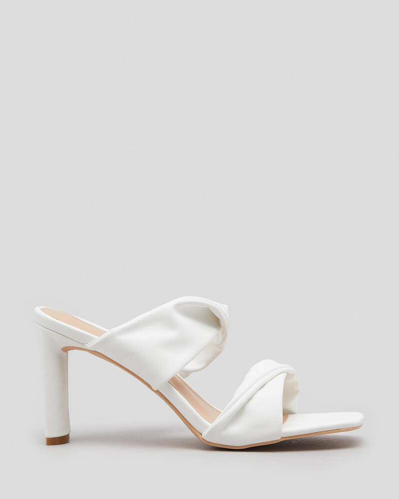 Ava And Ever Hardin Heels In White - Fast Shipping & Easy Returns ...
