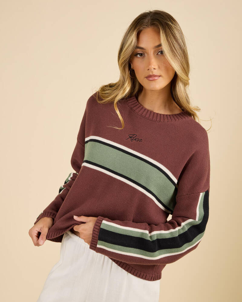 RVCA Ivy Stripe Sweater for Womens