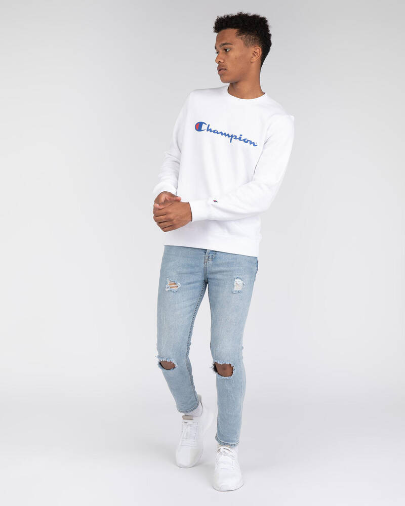 Champion Logo Crew Sweatshirt for Mens