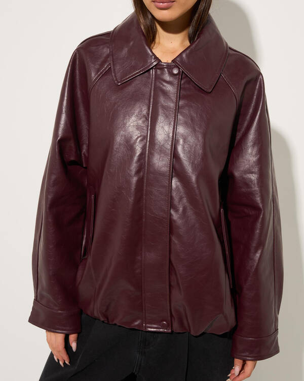 Ava And Ever Aero Faux Leather Jacket for Womens