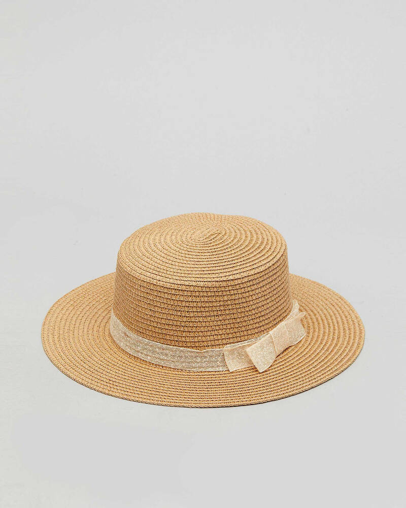 Mooloola Faro Boater Hat for Womens