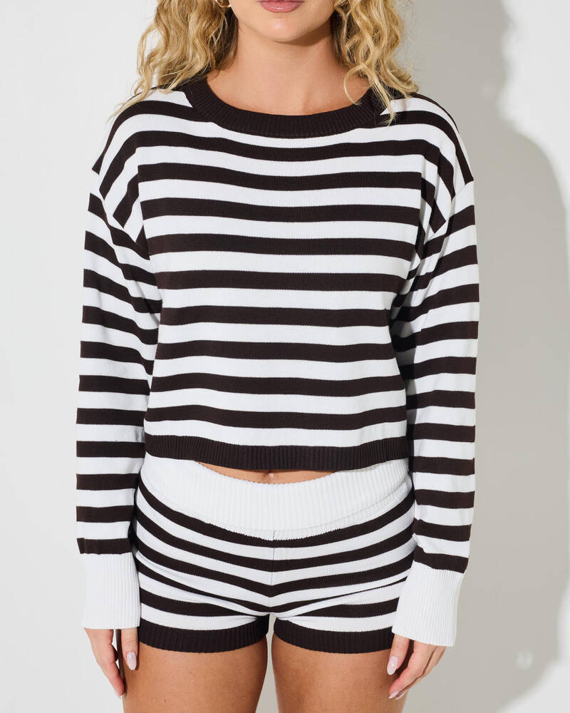 Ava And Ever Malina Long Sleeve Knit Top for Womens