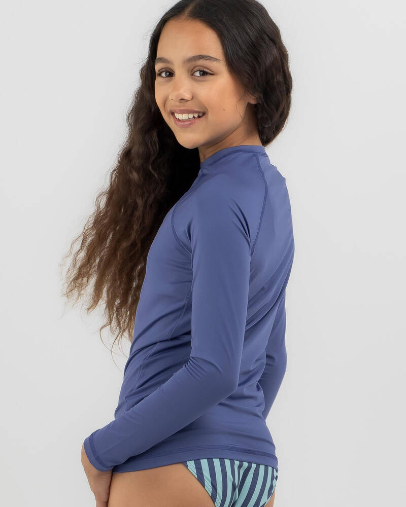Roxy Girls' Essential Long Sleeve Rash Vest for Womens