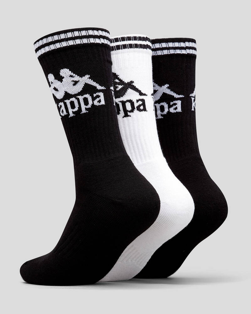 Kappa Authentic Aster Socks 3 Pack for Mens