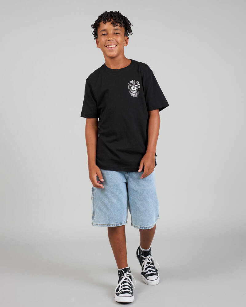 The Mad Hueys Boys' Rope Skull Anchor T-Shirt for Mens